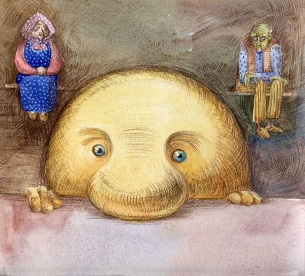 Колобок в живописи