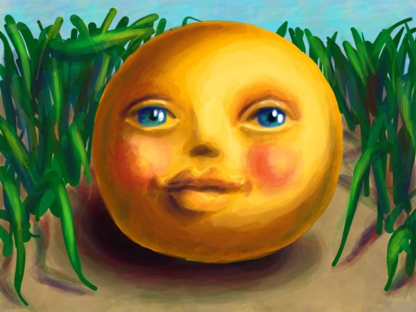 Колобок в живописи