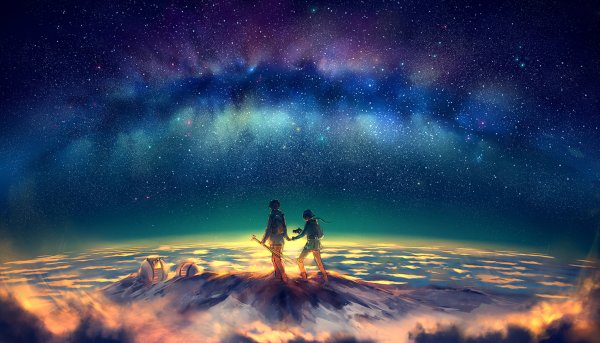 Фантастическое ночное небо