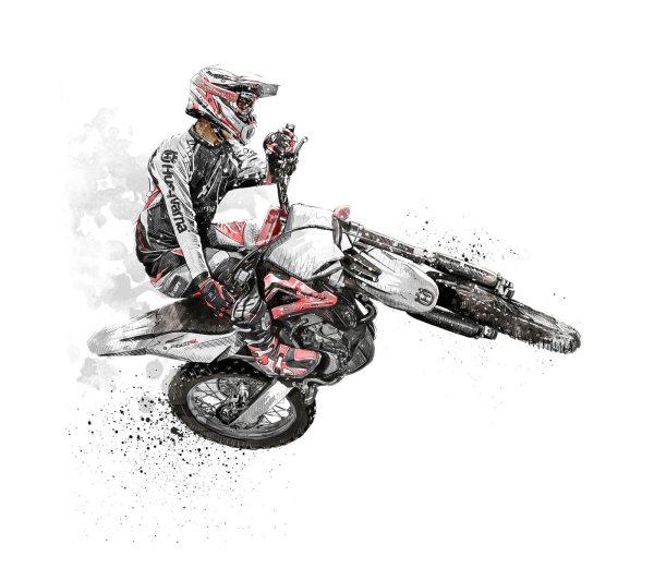 Мотокросс арт