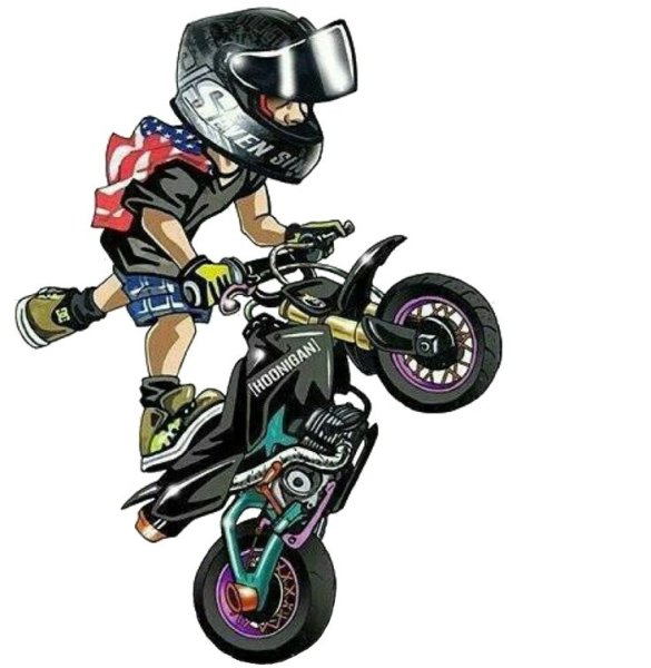 Мото рисунки стант