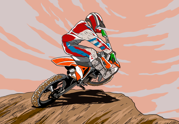 Мотокроссмен арт