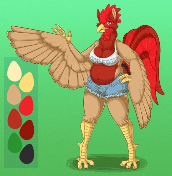 Фурри курица