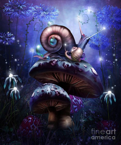 Улитка фэнтези арт