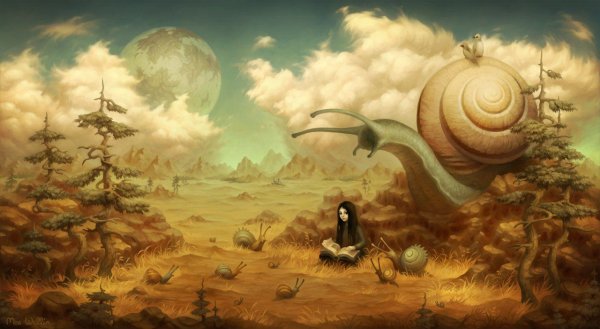 Человек-улитка фэнтези