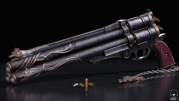 Двустволка концепт арт