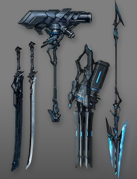 Оружие scifi ближнего боя