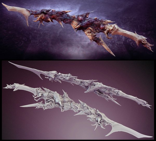 Биопанк меч