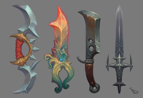 Референс оружия фэнтези
