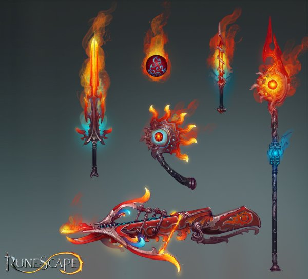 Магические артефакты арт фэнтези оружие