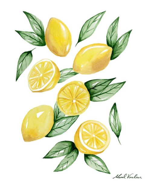 Лимон арт