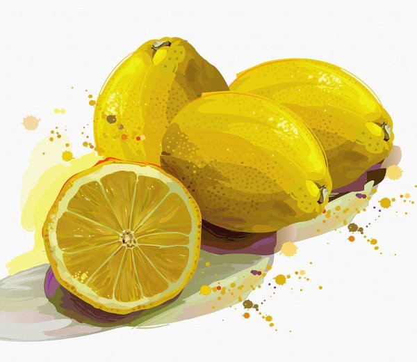 Лимон арт