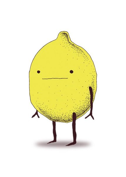 Смешной лимон