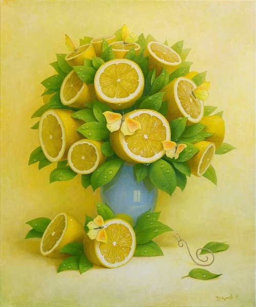 Лимонные картины Виталия Уржумова