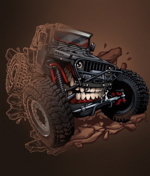 Внедорожник арт машины