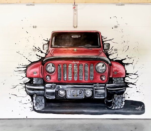 Стилизованный джип