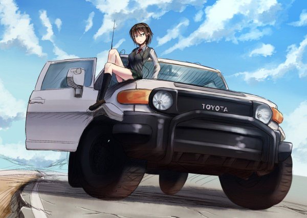 Аниме внедорожник