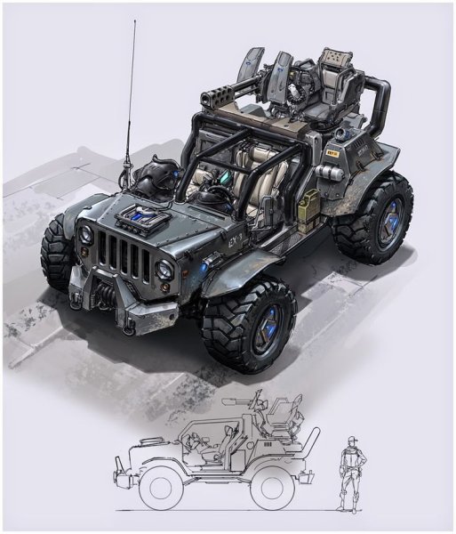 Внедорожник арт