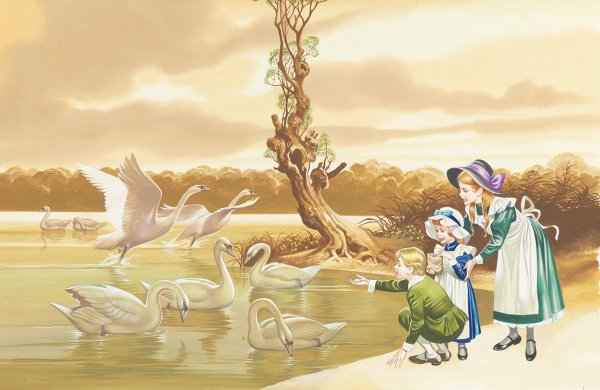 Гадкий утенок убегает