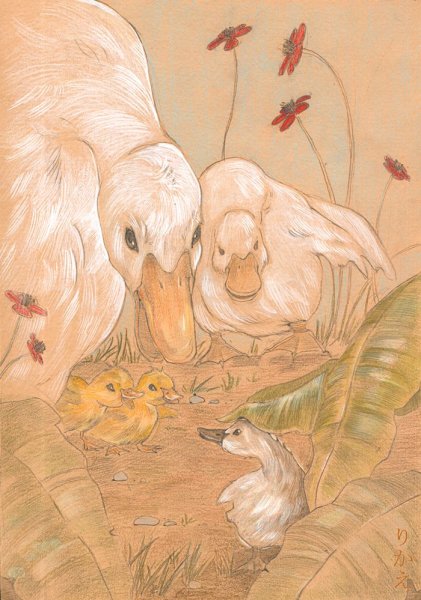 Гадкий утенок иллюстрации