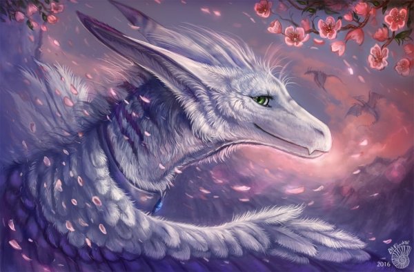 Красивый дракон