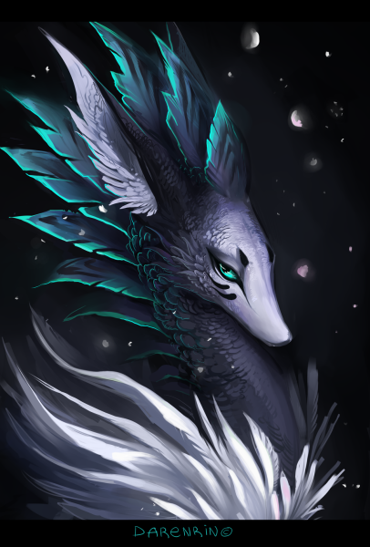 Драконы Darenrin белый