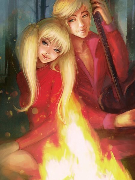 Бременские музыканты принцесса и Трубадур арт