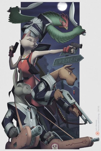 Бременские музыканты арт