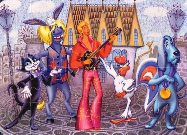 Пазл Десятое королевство Бременские музыканты (01386), 24 дет.