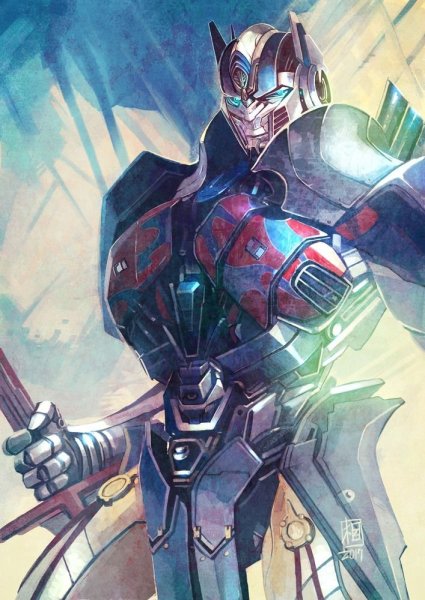 Transformers Optimus Prime Art