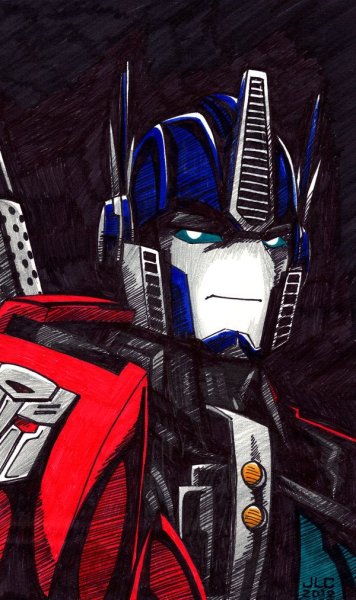Оптимус Прайм Transformers Prime арт