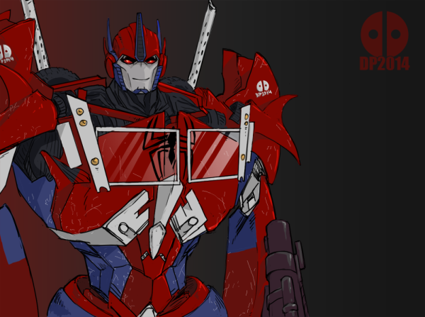 Трансформеры Прайм нокаут и Оптимус Прайм