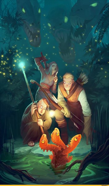 Сказочные герои арт