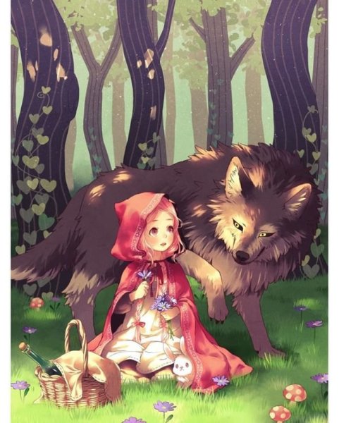 Red Hood красная шапочка арт