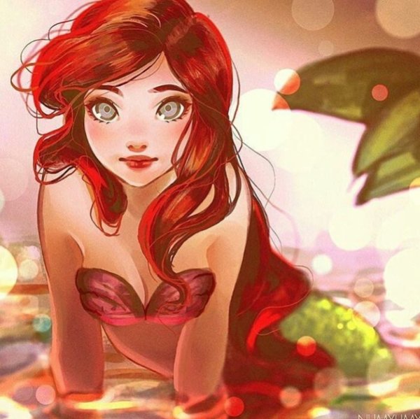 Принцессы Диснея Бель аниме