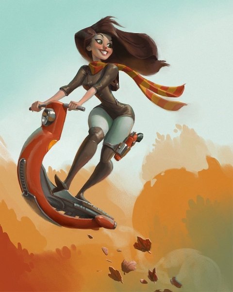 Концепт персонажа мультфильма