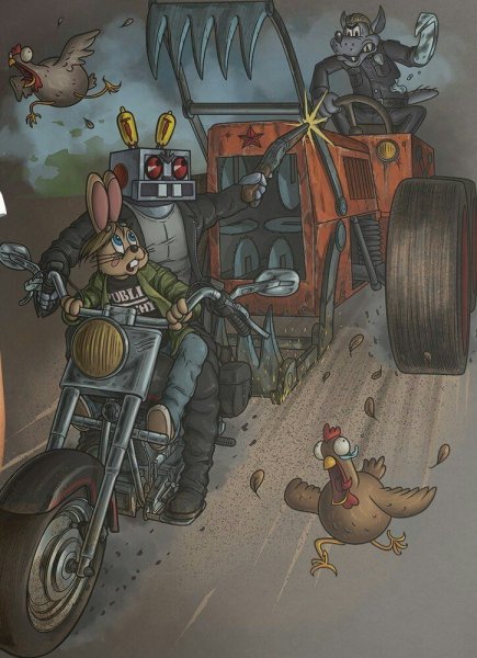 Ну погоди в стиле Терминатор