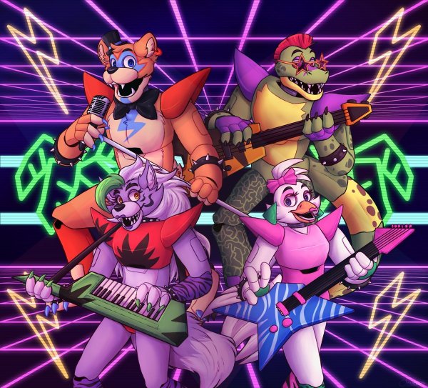 ФНАФ Роксана и Фредди