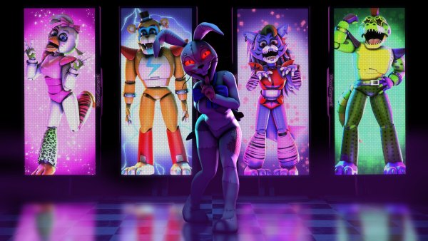 FNAF Security Breach Роксана волк