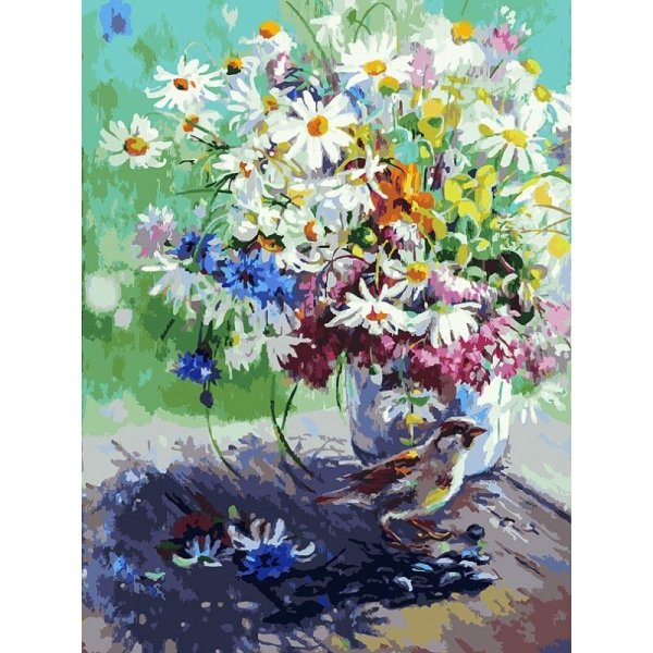 Картины по номерам на холсте 30х40 Белоснежка