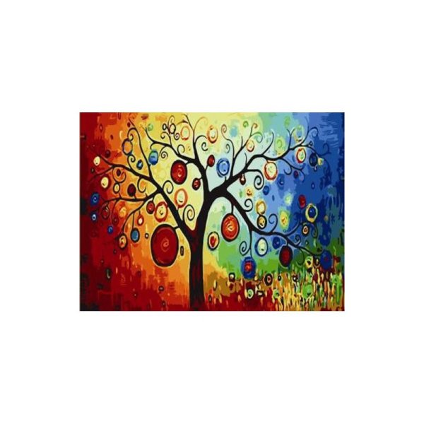 Дерево акрилом на холсте