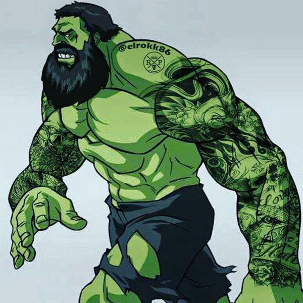 Халк Марвел арт
