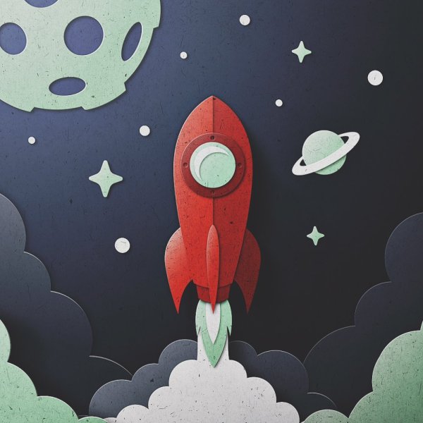 Ракета в иллюстраторе