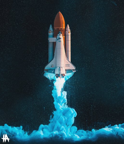 Красивая ракета