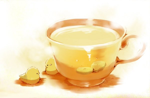 Кружка чая аниме