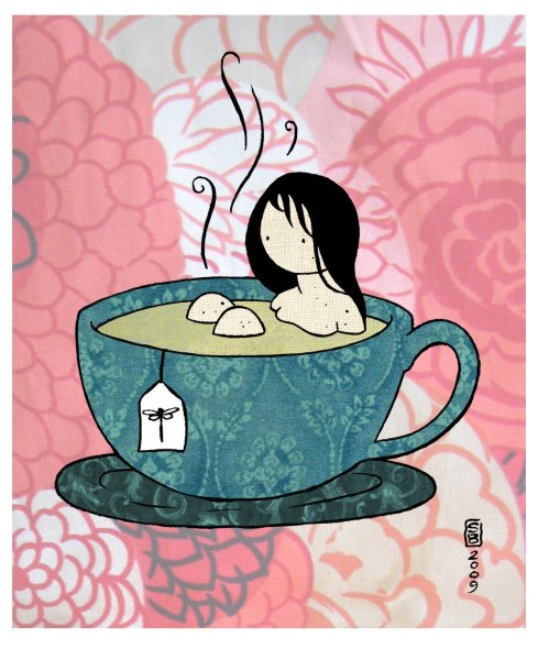 Кружка чая арт