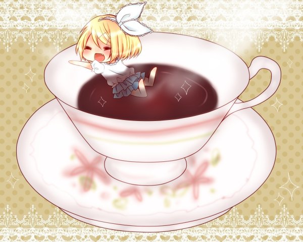 Аниме еда чай