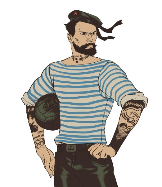 Моряк мультяшный