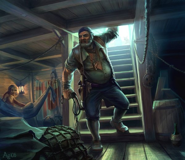 Боцман пират арт