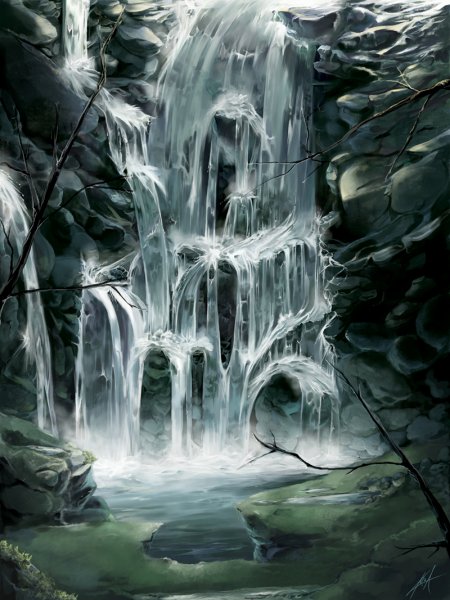 Водопад арт